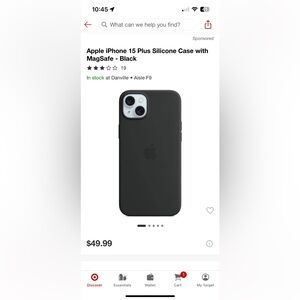 Apple IPhone 15 Plus Black Case